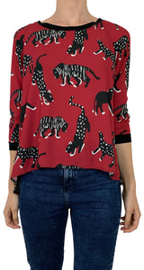 Blusa Felinos Oversize