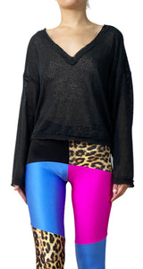 Tejido Negro Cuello V