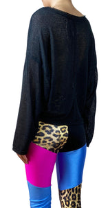 Tejido Negro Cuello V