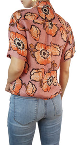 Camisa Manga Corta Floral