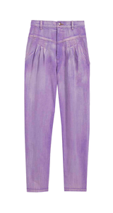 Pleated Jean With Yoke