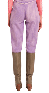 Pleated Jean With Yoke