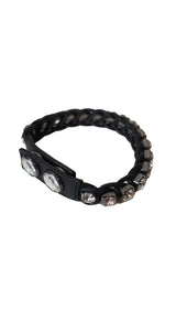 Brazalete Negro Gemas