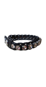 Brazalete Negro Gemas