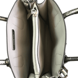 Metallic Small Croc Print Handbag