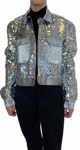 Chaqueta Denim Lentejuelas