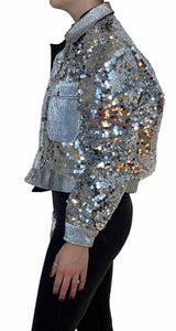 Chaqueta Denim Lentejuelas