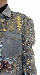 Chaqueta Denim Lentejuelas
