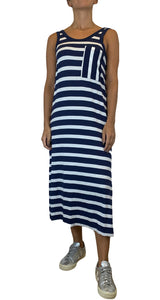 Vestido Sin Mangas Rayas