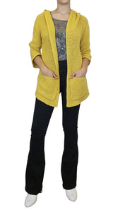 Cardigan Tejido Amarillo
