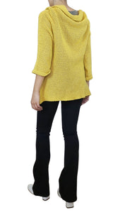 Cardigan Tejido Amarillo