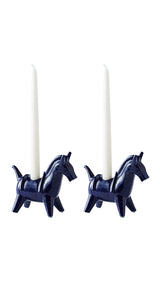 Ceramic Horse Candleholders