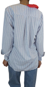 Camisa Striped Vuelos Rojos