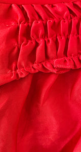 Blusa Roja Corrugada