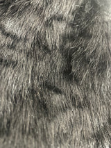 Leah Black Faux Fur Vest