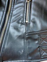 Chaqueta Negra Cuero Vegano