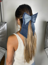 Pinche Rosetón Denim Reciclado