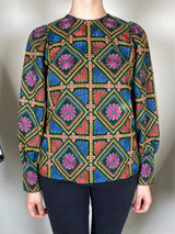 Blusa Bordado Multicolor