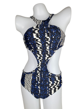 Traje De Baño Estampado Multicolor