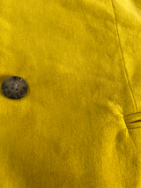 Yellow Velvet Blazer
