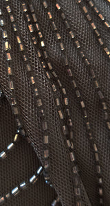 Blusa Mostacillas Verde Brillante