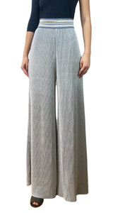 Pantalón Palazzo Metalizado