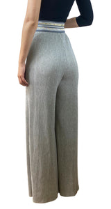 Pantalón Palazzo Metalizado