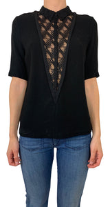 Blusa Black Broderie