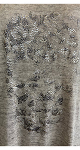 Vestido Studded Skull Maxi Tank