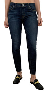 Nico Mid Rise Ankle Raw Hem Super Skinny