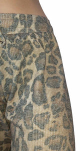 Pantalón Jogger Rib Animal Print