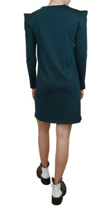 Mini Vestido de Punto Verde