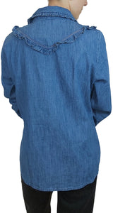 Camisa Denim Volantes