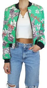 Bomber Quilted Verde