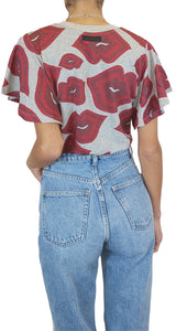 Polera Estampado Besos