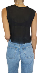 Polera Sin Mangas Bordado