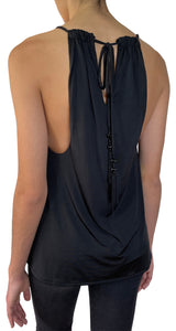 Blusa Negra Tiras