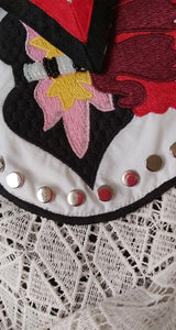 Blusa Macramé con Tachas