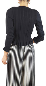 Sweater Flores Negro