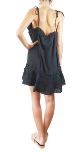 Vestido Mini con Vuelos