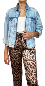 Blusa Denim Deslavada