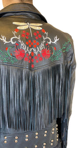 Chaqueta Flecos Snaps