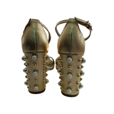 Sandalias Floater Dorado Damaris