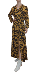 Vestido Camisero Animal Print