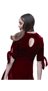 Vestido Calú Granate