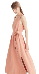 Apron Tie-Waist Dress