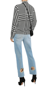 Giovanna Eyelet-Embellished Jeans