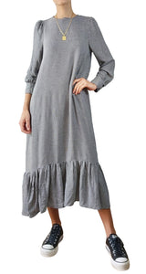 Vestido Cuadros con Vuelos