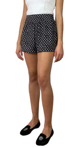 Short Negro Estampado