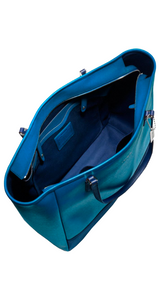 Bolso Color Block Azul
